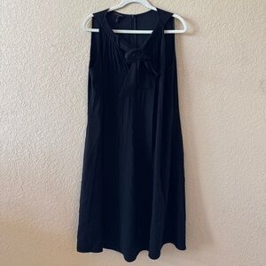 Escada Neck Tie Black Dress, Size 42